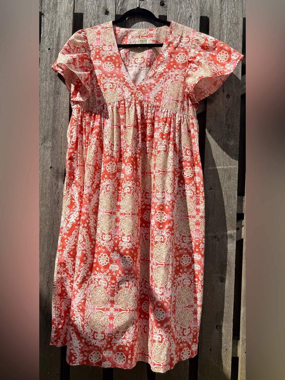 Maeve Printed Midi Dress